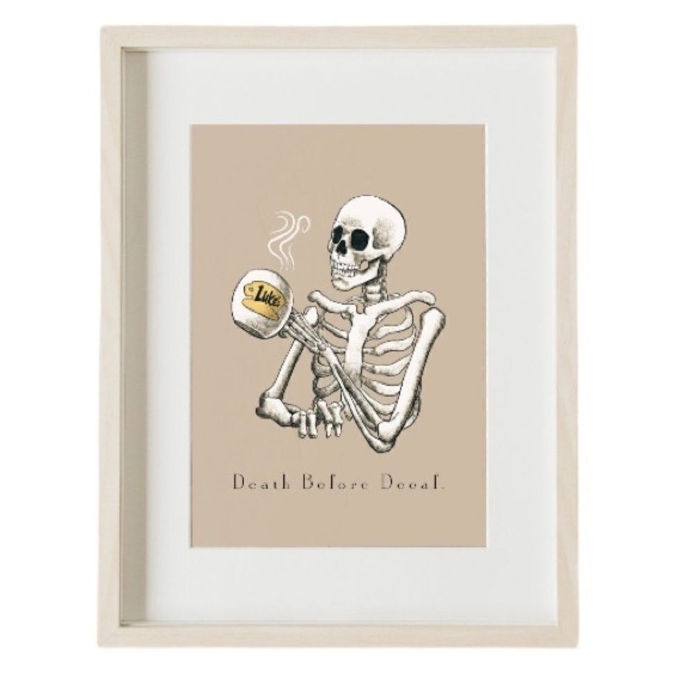 Gilmore Girls Death Before Decaf Print